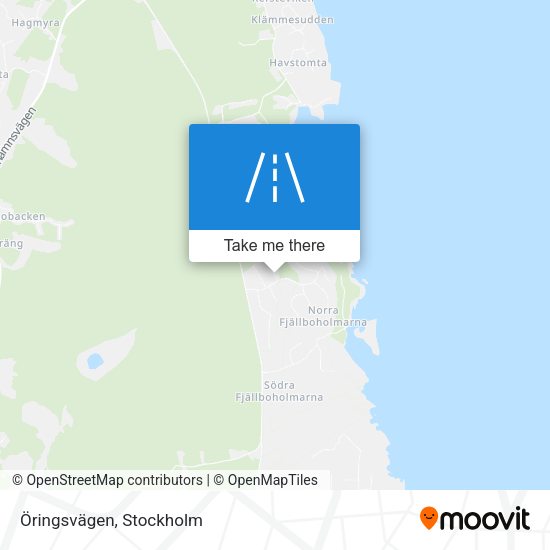 Öringsvägen map