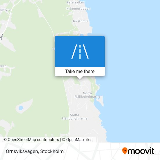 Örnsviksvägen map