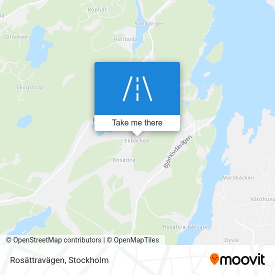 Rosättravägen map
