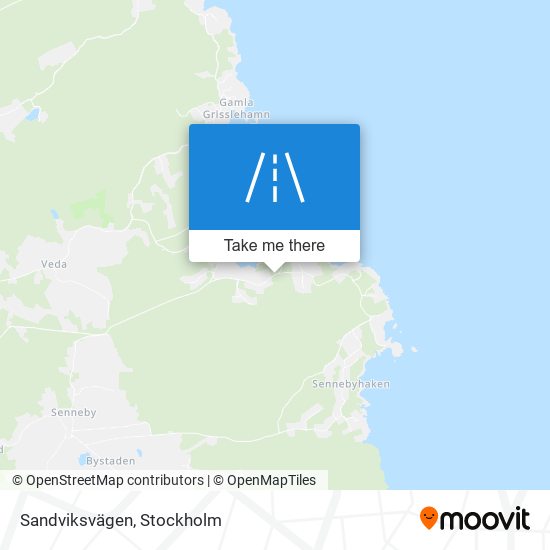 Sandviksvägen map