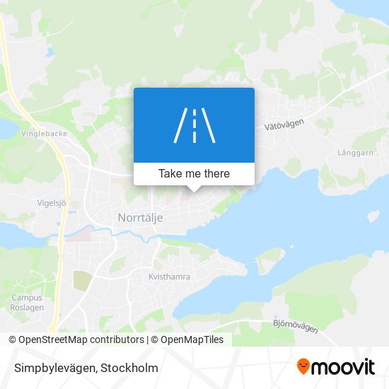 Simpbylevägen map