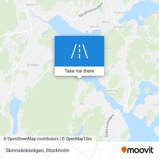 Skinnsäcksvägen map