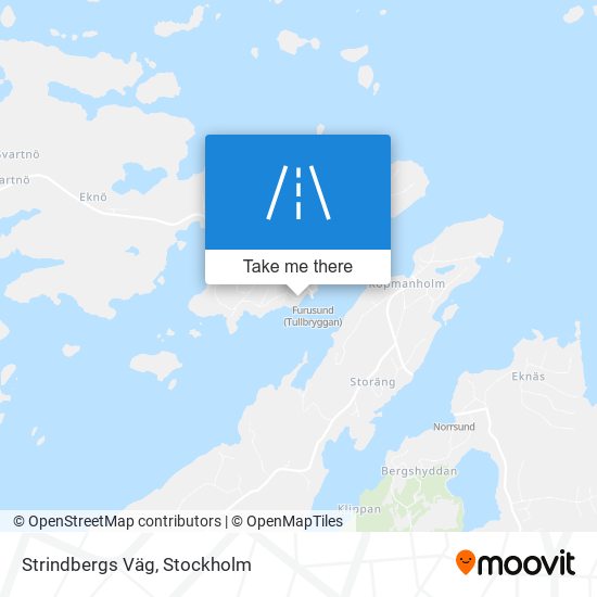 Strindbergs Väg map