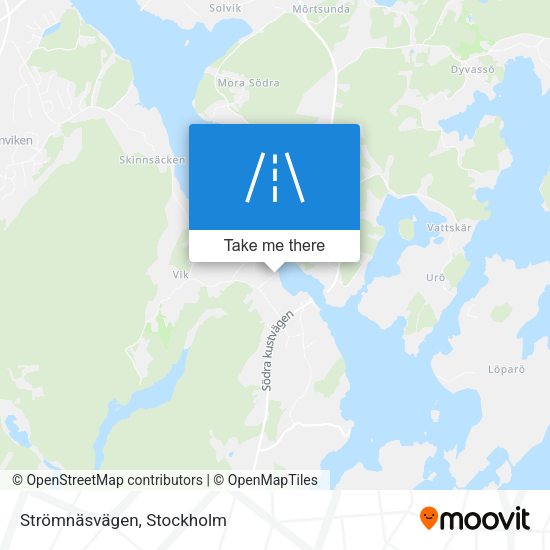 Strömnäsvägen map