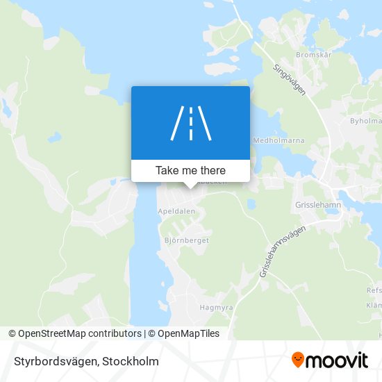 Styrbordsvägen map