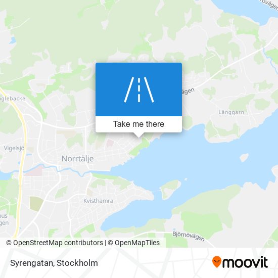 Syrengatan map