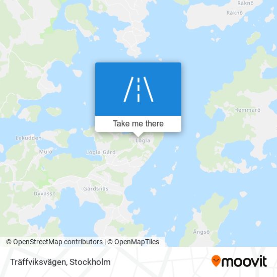 Träffviksvägen map