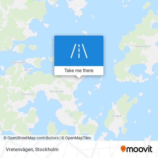 Vretenvägen map