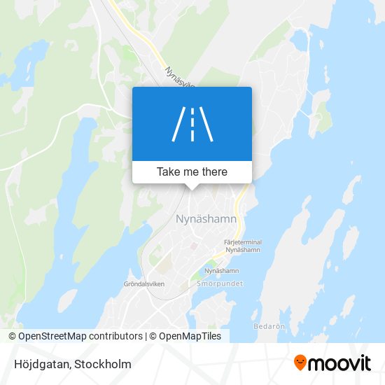 Höjdgatan map