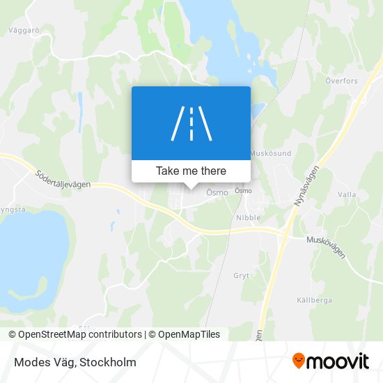 Modes Väg map