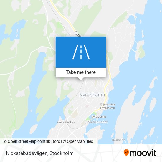 Nickstabadsvägen map