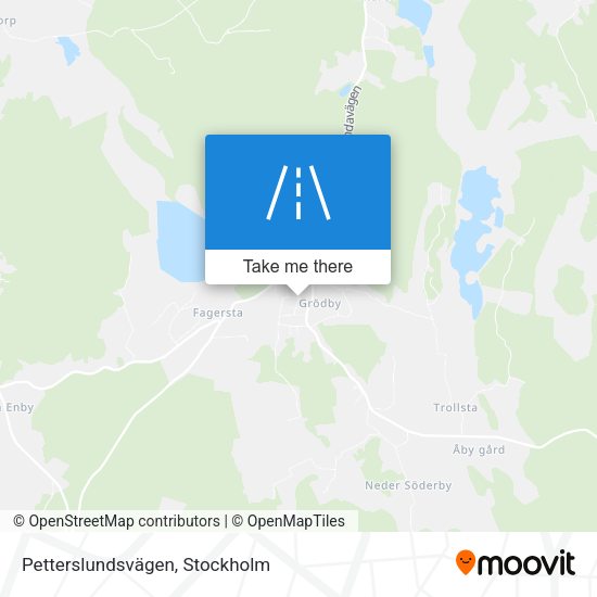 Petterslundsvägen map