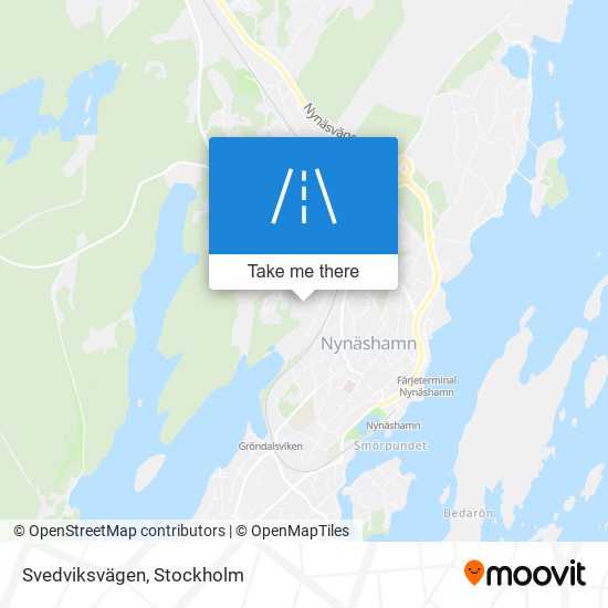 Svedviksvägen map