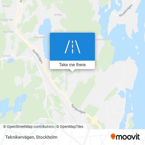 Teknikervägen map