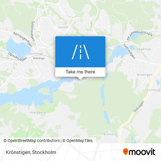 Krönstigen map