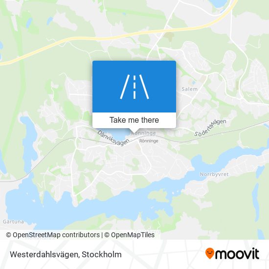 Westerdahlsvägen map
