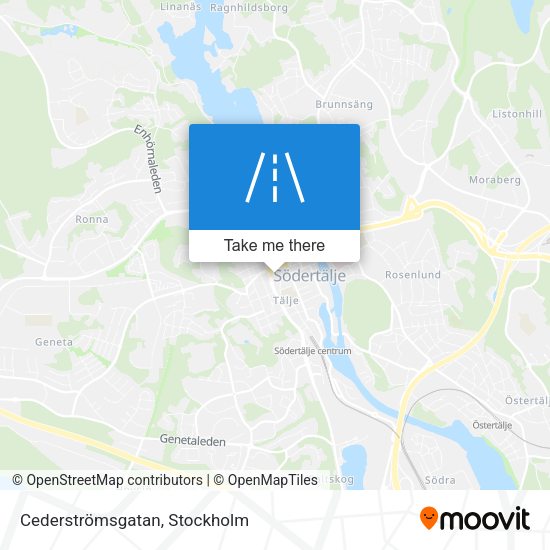 Cederströmsgatan map