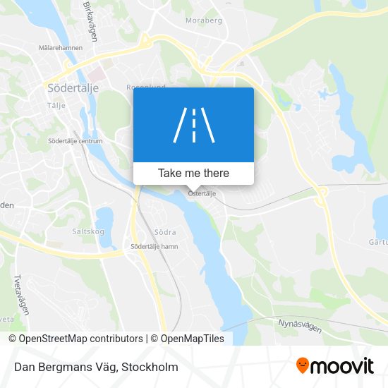 Dan Bergmans Väg map