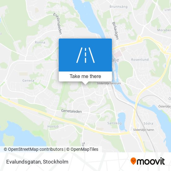 Evalundsgatan map