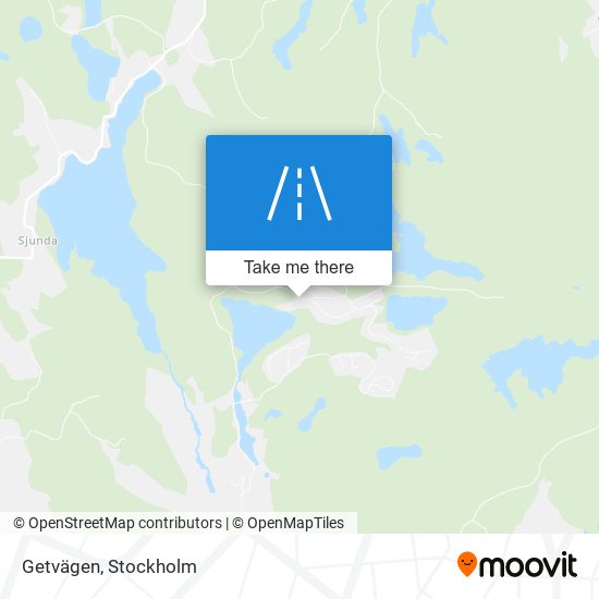 Getvägen map