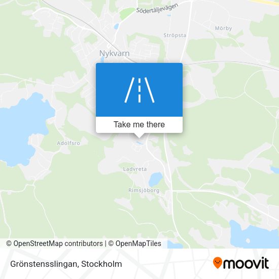 Grönstensslingan map