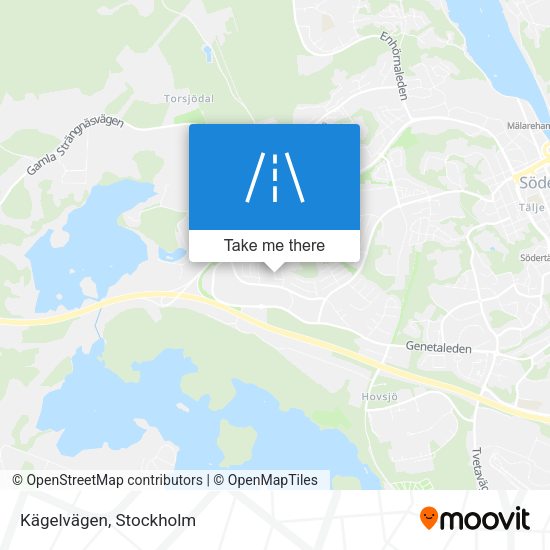 Kägelvägen map
