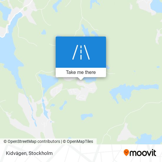 Kidvägen map