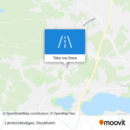 Lämbonäsvägen map