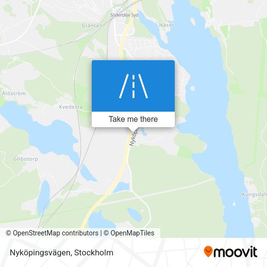 Nyköpingsvägen map