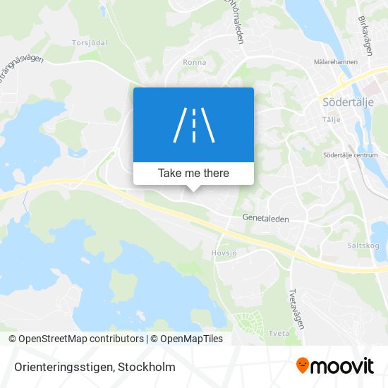 Orienteringsstigen map