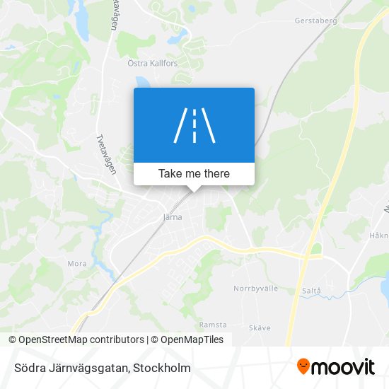 Södra Järnvägsgatan map