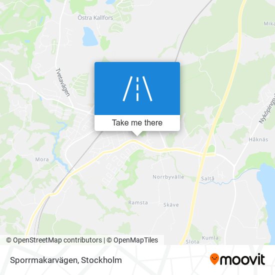 Sporrmakarvägen map