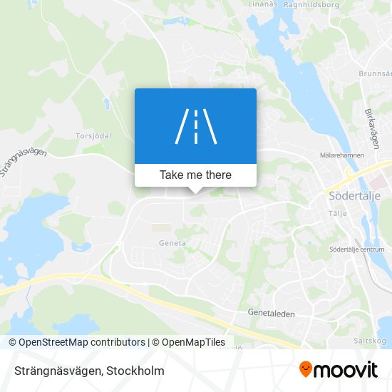 Strängnäsvägen map