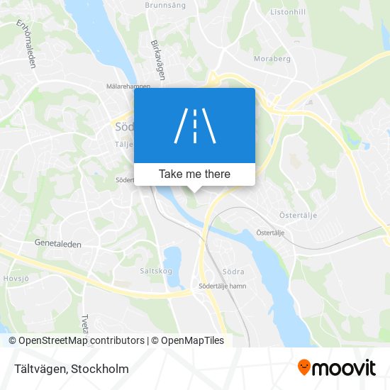 Tältvägen map