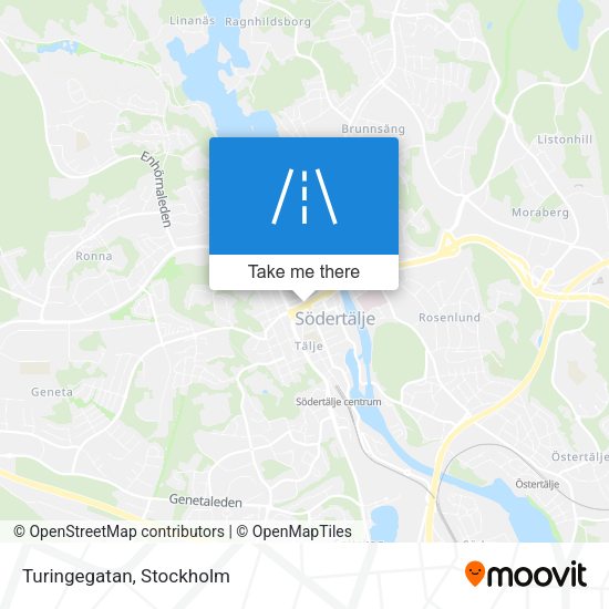 Turingegatan map