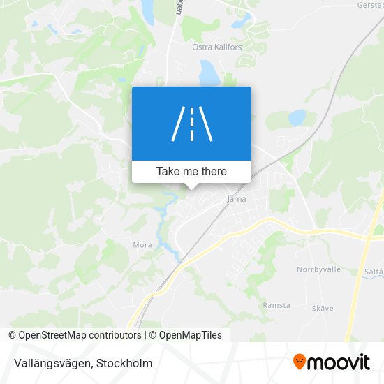 Vallängsvägen map
