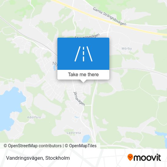 Vandringsvägen map
