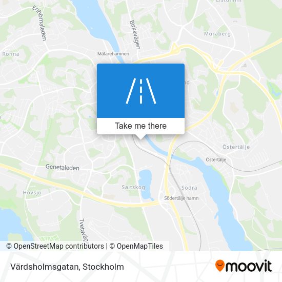 Värdsholmsgatan map