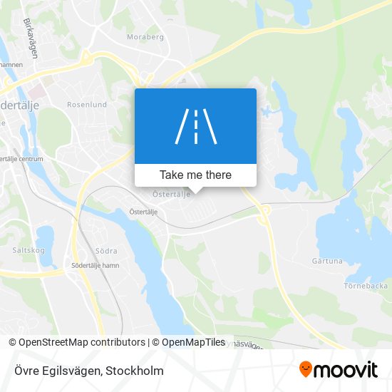 Övre Egilsvägen map