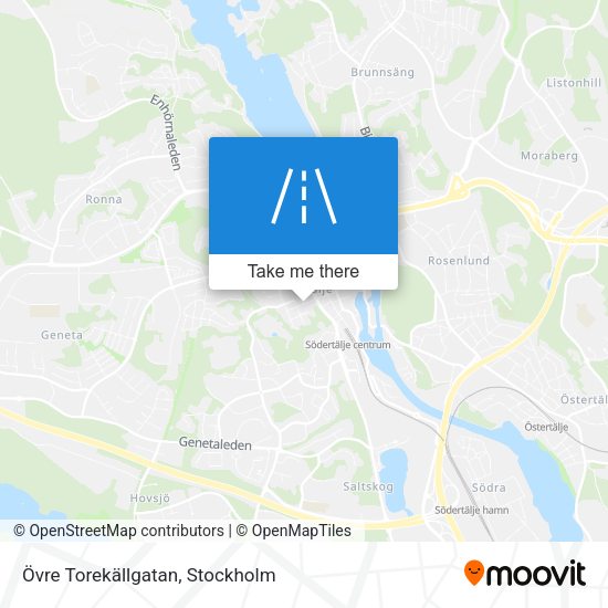 Övre Torekällgatan map