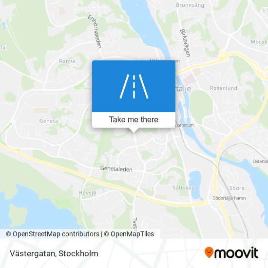 Västergatan map