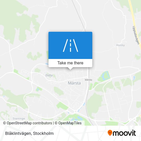 Blåklintvägen map