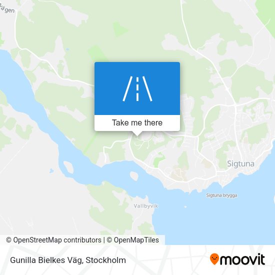 Gunilla Bielkes Väg map