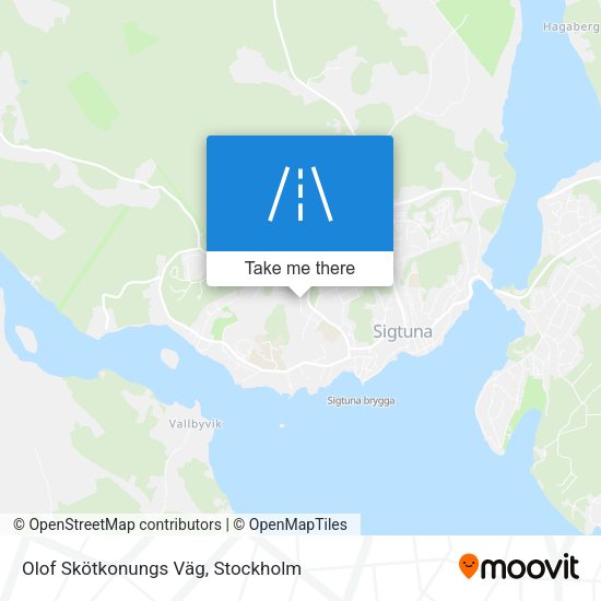 Olof Skötkonungs Väg map