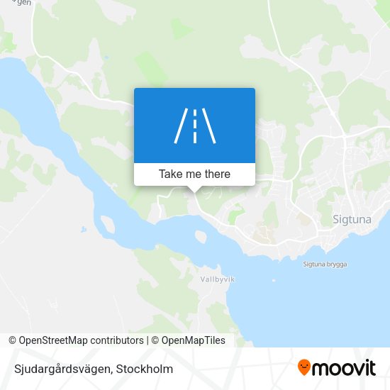 Sjudargårdsvägen map