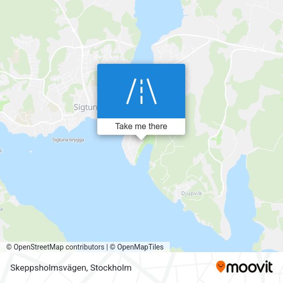 Skeppsholmsvägen map
