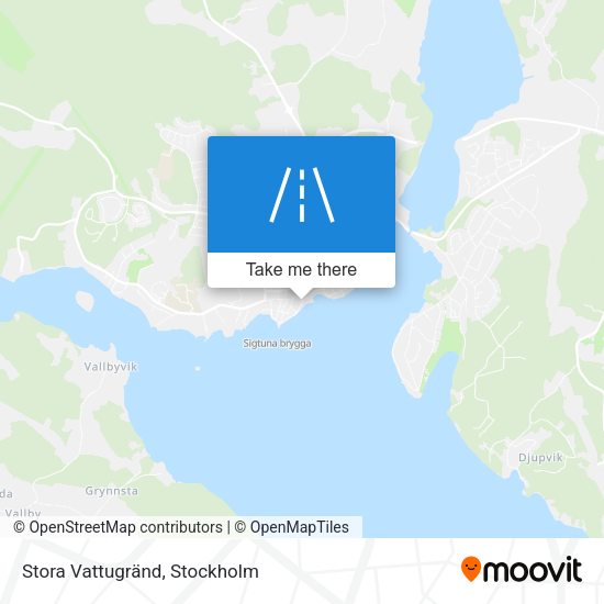 Stora Vattugränd map