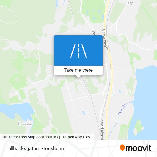 Tallbacksgatan map