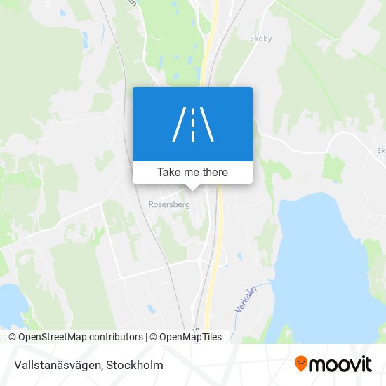 Vallstanäsvägen map