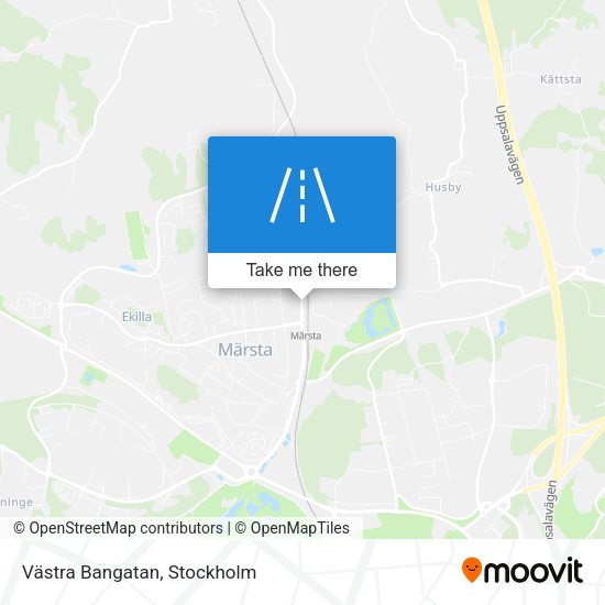 Västra Bangatan map